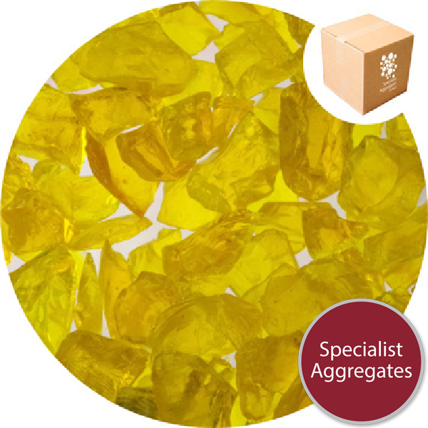 Enviro-Glass Gravel - Golden Yellow Crystal